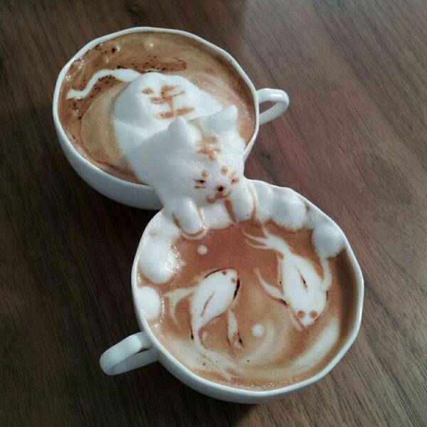 Творческие люди должны пить кофе только так!