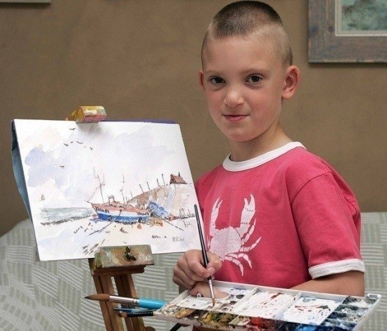 Кирон Уильямсон - обычный английский мальчик из Норфолка, ему 7 лет. Единственное, что его отличает от сверстников - он признанный художник.