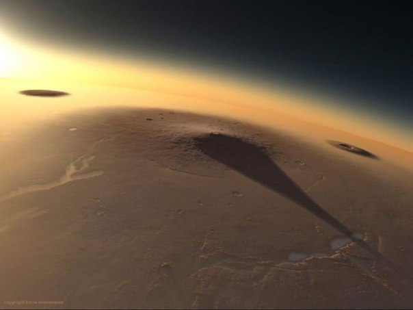 Восход Солнца на Марсе.