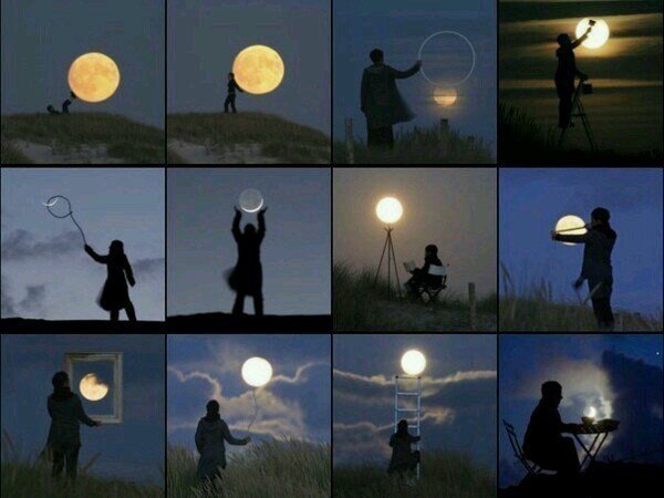 Лунное творчество.