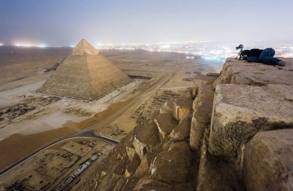 На вершине пирамиды Хеопса