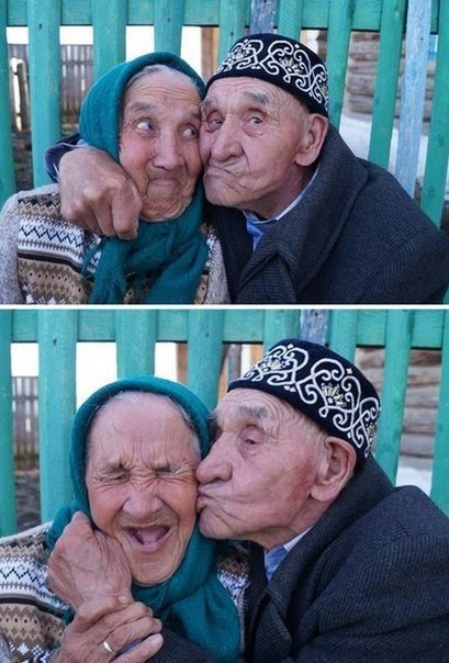 Ишбика и Нуриян Абдразаковы из деревни Халилово Абзелиловского района Башкирии, им по 85 лет, 65 лет вместе живут.