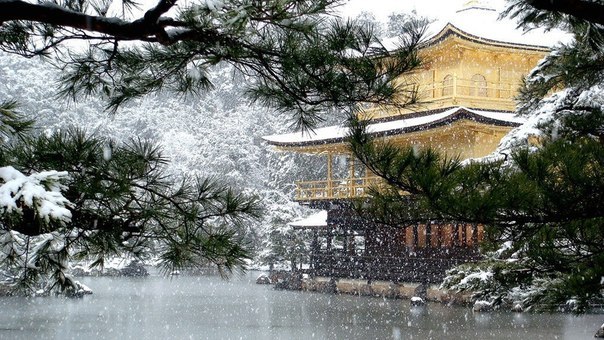 Зима в Киото, Япония