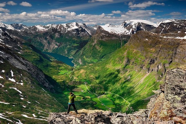 Вид на долину, Норвегия