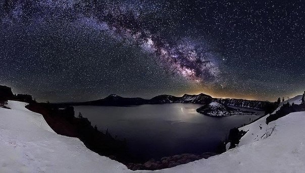 Млечный путь, Crater Lake.